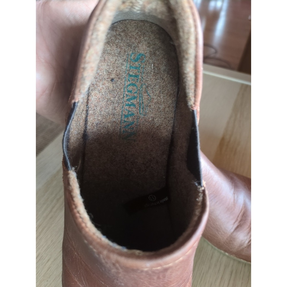 Stegmann "Lieben" Leather Chelsea Boots - Women's Size US 11 Brown Felt Insole - Picture 2 of 10